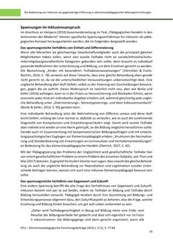 Image of the Page - 79 - in ElFo - Elementarpädagogische Forschungsbeiträge, Volume Jahrgang 3 / Heft 1 / 2021