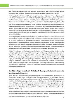 Image of the Page - 81 - in ElFo - Elementarpädagogische Forschungsbeiträge, Volume Jahrgang 3 / Heft 1 / 2021