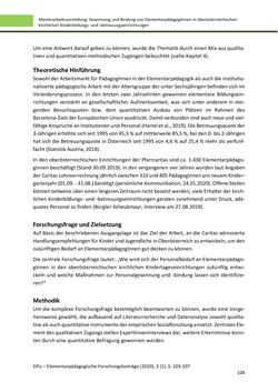 Image of the Page - 104 - in ElFo - Elementarpädagogische Forschungsbeiträge, Volume Jahrgang 3 / Heft 1 / 2021