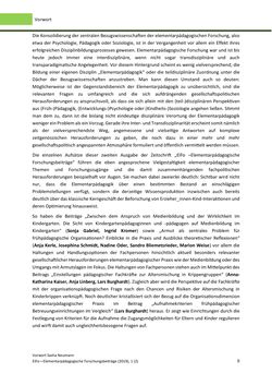 Image of the Page - (000007) - in ElFo - Elementarpädagogische Forschungsbeiträge, Volume Jahrgang 1 / Heft 2 / 2019