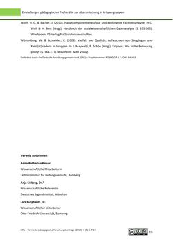 Image of the Page - 19 - in ElFo - Elementarpädagogische Forschungsbeiträge, Volume Jahrgang 1 / Heft 2 / 2019