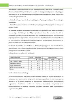 Bild der Seite - 22 - in ElFo - Elementarpädagogische Forschungsbeiträge, Band Jahrgang 1 / Heft 2 / 2019