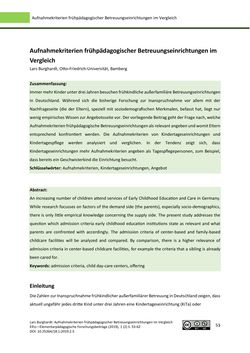 Bild der Seite - 53 - in ElFo - Elementarpädagogische Forschungsbeiträge, Band Jahrgang 1 / Heft 2 / 2019