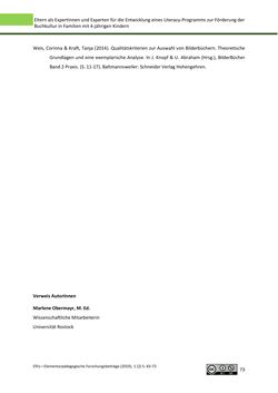 Image of the Page - 73 - in ElFo - Elementarpädagogische Forschungsbeiträge, Volume Jahrgang 1 / Heft 2 / 2019