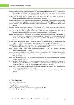 Bild der Seite - 13 - in ElFo - Elementarpädagogische Forschungsbeiträge, Band Jahrgang 2 / Heft 2 / 2020