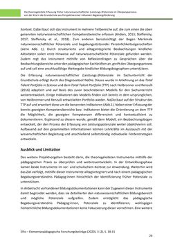 Bild der Seite - 26 - in ElFo - Elementarpädagogische Forschungsbeiträge, Band Jahrgang 3 / Heft 2 / 2021