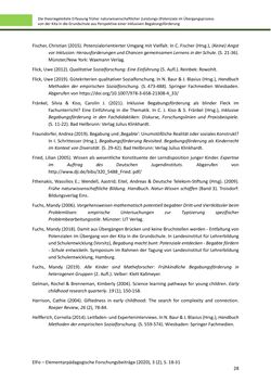 Bild der Seite - 28 - in ElFo - Elementarpädagogische Forschungsbeiträge, Band Jahrgang 3 / Heft 2 / 2021