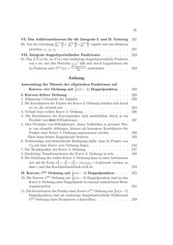 Image of the Page - ix - in Einleitung in die Theorie der Elliptischen Funktionen