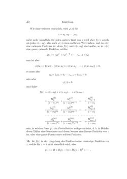 Image of the Page - 30 - in Einleitung in die Theorie der Elliptischen Funktionen