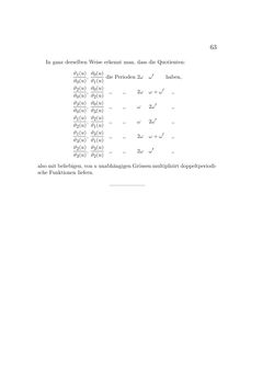 Bild der Seite - 63 - in Einleitung in die Theorie der Elliptischen Funktionen