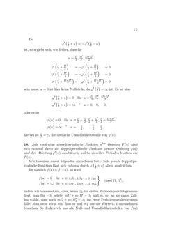 Image of the Page - 77 - in Einleitung in die Theorie der Elliptischen Funktionen