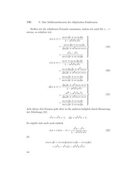 Image of the Page - 106 - in Einleitung in die Theorie der Elliptischen Funktionen