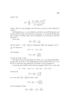 Image of the Page - 135 - in Einleitung in die Theorie der Elliptischen Funktionen