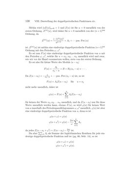 Image of the Page - 138 - in Einleitung in die Theorie der Elliptischen Funktionen