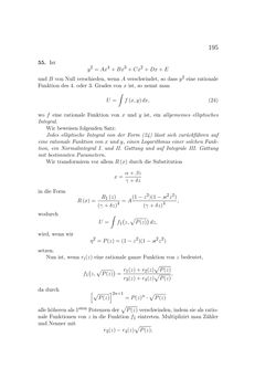 Image of the Page - 195 - in Einleitung in die Theorie der Elliptischen Funktionen