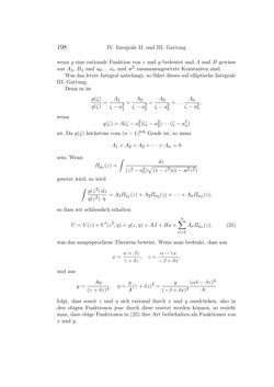 Image of the Page - 198 - in Einleitung in die Theorie der Elliptischen Funktionen
