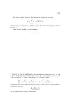 Image of the Page - 199 - in Einleitung in die Theorie der Elliptischen Funktionen