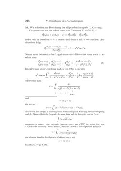 Bild der Seite - 218 - in Einleitung in die Theorie der Elliptischen Funktionen