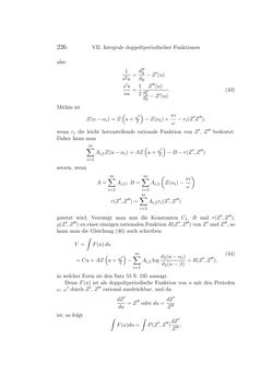 Image of the Page - 226 - in Einleitung in die Theorie der Elliptischen Funktionen