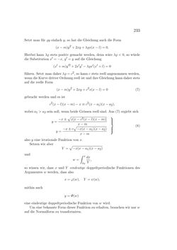 Image of the Page - 233 - in Einleitung in die Theorie der Elliptischen Funktionen