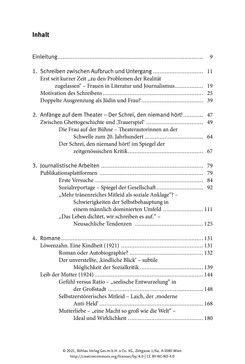 Image of the Page - 7 - in Else Feldmann: Schreiben vom Rand - Journalistin und Schriftstellerin im Wien der Zwischenkriegszeit