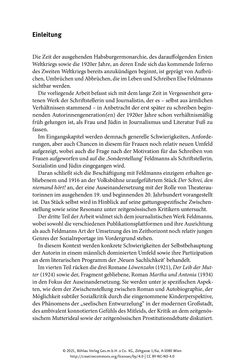 Image of the Page - 9 - in Else Feldmann: Schreiben vom Rand - Journalistin und Schriftstellerin im Wien der Zwischenkriegszeit