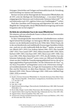 Bild der Seite - 21 - in Else Feldmann: Schreiben vom Rand - Journalistin und Schriftstellerin im Wien der Zwischenkriegszeit