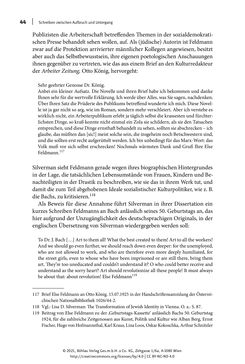 Bild der Seite - 44 - in Else Feldmann: Schreiben vom Rand - Journalistin und Schriftstellerin im Wien der Zwischenkriegszeit