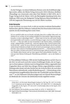 Image of the Page - 84 - in Else Feldmann: Schreiben vom Rand - Journalistin und Schriftstellerin im Wien der Zwischenkriegszeit
