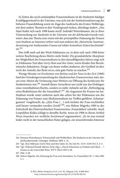 Image of the Page - 87 - in Else Feldmann: Schreiben vom Rand - Journalistin und Schriftstellerin im Wien der Zwischenkriegszeit
