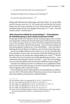 Image of the Page - 111 - in Else Feldmann: Schreiben vom Rand - Journalistin und Schriftstellerin im Wien der Zwischenkriegszeit