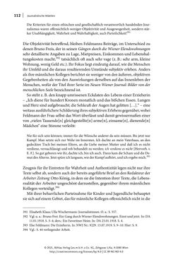 Image of the Page - 112 - in Else Feldmann: Schreiben vom Rand - Journalistin und Schriftstellerin im Wien der Zwischenkriegszeit