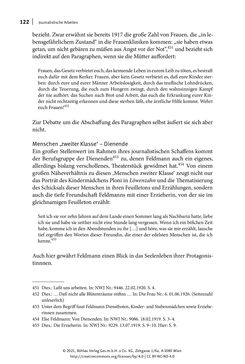 Image of the Page - 122 - in Else Feldmann: Schreiben vom Rand - Journalistin und Schriftstellerin im Wien der Zwischenkriegszeit
