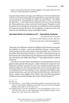 Image of the Page - 125 - in Else Feldmann: Schreiben vom Rand - Journalistin und Schriftstellerin im Wien der Zwischenkriegszeit