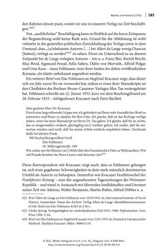 Image of the Page - 185 - in Else Feldmann: Schreiben vom Rand - Journalistin und Schriftstellerin im Wien der Zwischenkriegszeit