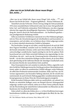 Image of the Page - 275 - in Else Feldmann: Schreiben vom Rand - Journalistin und Schriftstellerin im Wien der Zwischenkriegszeit