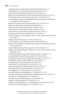 Image of the Page - 288 - in Else Feldmann: Schreiben vom Rand - Journalistin und Schriftstellerin im Wien der Zwischenkriegszeit