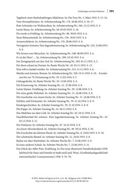 Bild der Seite - 291 - in Else Feldmann: Schreiben vom Rand - Journalistin und Schriftstellerin im Wien der Zwischenkriegszeit