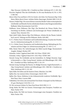 Bild der Seite - 293 - in Else Feldmann: Schreiben vom Rand - Journalistin und Schriftstellerin im Wien der Zwischenkriegszeit