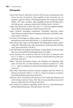 Bild der Seite - 300 - in Else Feldmann: Schreiben vom Rand - Journalistin und Schriftstellerin im Wien der Zwischenkriegszeit