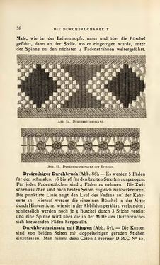 Image of the Page - 38 - in Encyclopædie der weiblichen Handarbeiten