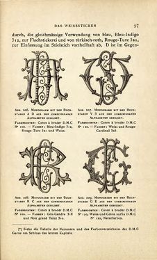 Image of the Page - 97 - in Encyclopædie der weiblichen Handarbeiten