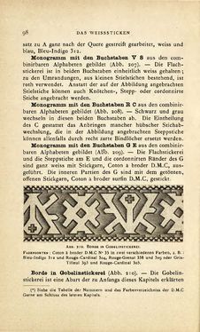 Image of the Page - 98 - in Encyclopædie der weiblichen Handarbeiten