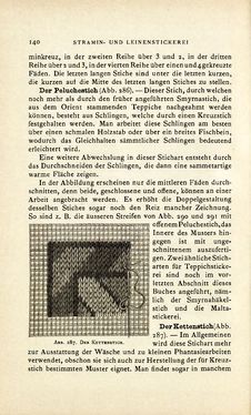 Image of the Page - 140 - in Encyclopædie der weiblichen Handarbeiten