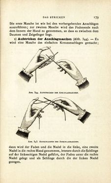 Image of the Page - 179 - in Encyclopædie der weiblichen Handarbeiten