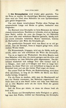 Image of the Page - 187 - in Encyclopædie der weiblichen Handarbeiten