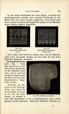 Image of the Page - 189 - in Encyclopædie der weiblichen Handarbeiten