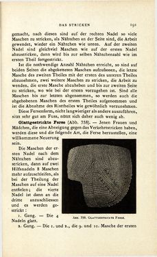 Image of the Page - 191 - in Encyclopædie der weiblichen Handarbeiten