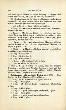 Image of the Page - 212 - in Encyclopædie der weiblichen Handarbeiten