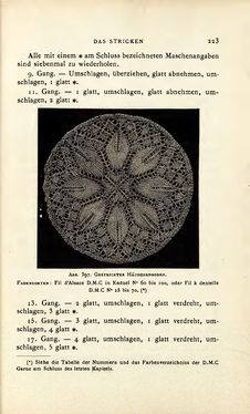 Image of the Page - 223 - in Encyclopædie der weiblichen Handarbeiten